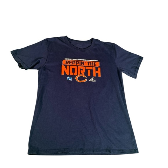 2018 NFC North Division Champions Chicago Bears Shirt Size Youth XL NFL Pro Line - Picture 1 of 7
